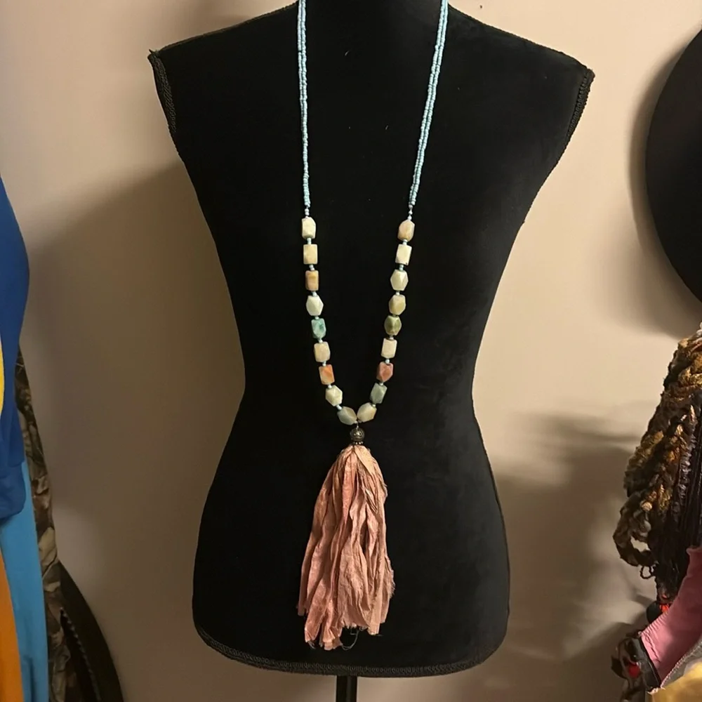 Pastel boho necklace - Picture 1 of 3